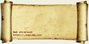 Hristina Jakovljević vizit kartica